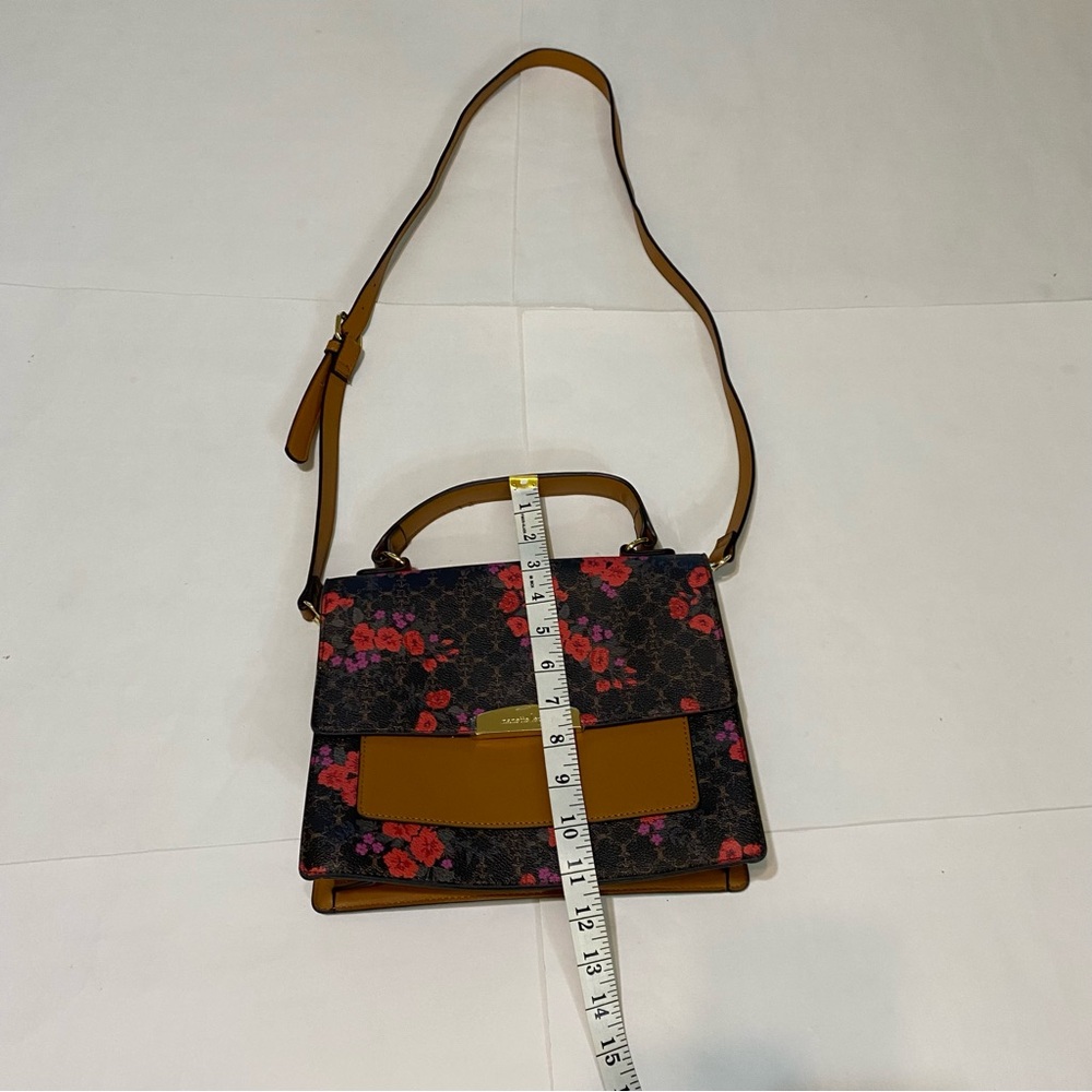 Nanette Lepore Floral Brown Handbag - Picture 10 of 16
